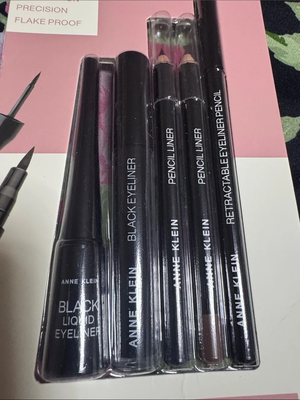 NEW Anne Klein Black & Brown Eyeliner Set